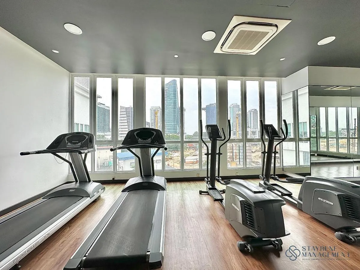 Tritower Residence Johor Bahru By Stayrene Lägenhet